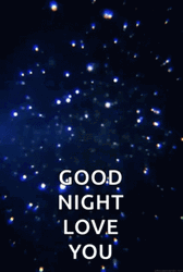 Goodnight I Love You Purple Glitter GIF