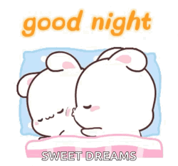 Goodnight Love Sweet Dreams Cute Kawaii GIF
