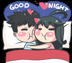 Goodnight My Love Bumping Cheeks GIF