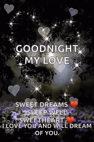 Goodnight My Love Sweet Dreams GIF