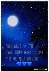 Goodnight My Love Thinking About You GIF