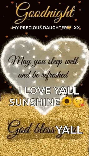Goodnight My Precious Daughter GIF