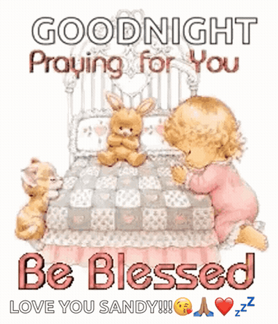 Goodnight Prayer For Blessings GIF