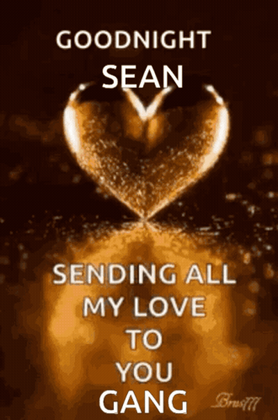 Goodnight Sean Sending Love Poster GIF