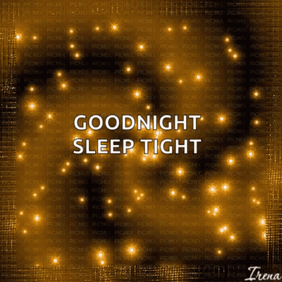 Goodnight Sleep Tight Sign With Lights GIF