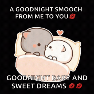 Goodnight Smooch Sweet Dreams GIF
