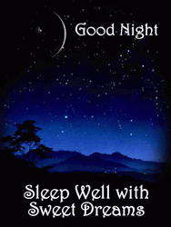 Goodnight Sweet Dreams Shooting Star GIF