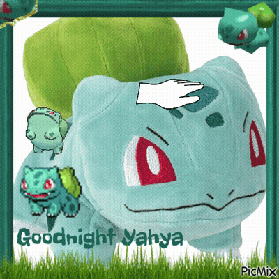 Goodnight Yahya Stuffed Animal GIF