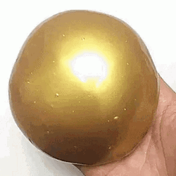 Gooey And Shiny Golden Slime GIF
