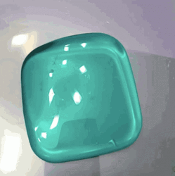 Gooey Teal Colored Slime GIF