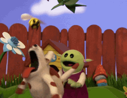 Goofy Ahh Bee Dog Barking GIF