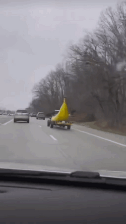 Goofy Ahh Cars Banana Vehicle GIF