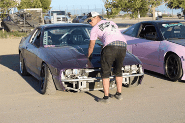 Goofy Ahh Cars Vehicle With Broken Front GIF