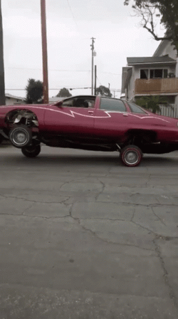 Goofy Ahh Cars Vehicle With One Lifted Wheel GIF