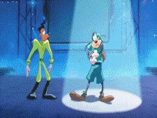 Goofy Ahh Dancing In Spotlight Meme GIF