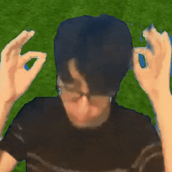 Goofy Ahh Griddy Okay Sign GIF