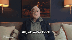 Goofy Ahh We're Back John Cleese Meme GIF