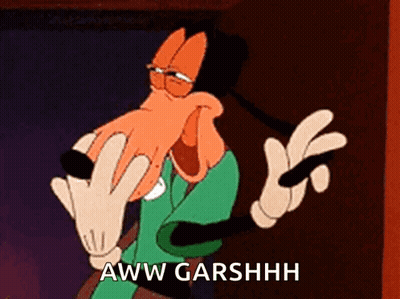 Goofy Cartoon Making Funny Face GIF