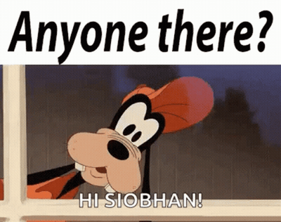 Goofy Is Looking Out Of A Window And Saying `` Anyone There ? '' GIF