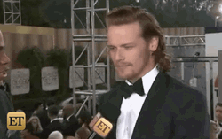 Goofy Reaction Ahh Sam Heughan Meme GIF