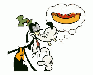 Goofy Wiener Hotdog Wednesday Hungry GIF