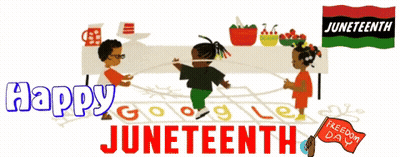 Google Doodle For Juneteenth With Flag GIF