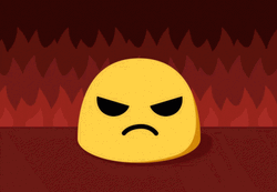 Google Hangouts Angry Fire Emoji