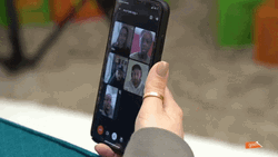 Google Hangouts Online Smartphone Meeting