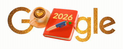 Google Logo Like Stack Of Cards GIF