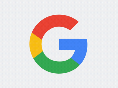 Google Logo With Blue G GIF