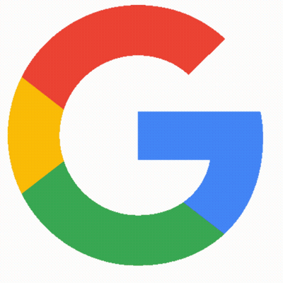 Google Logo With Red Yellow Blue Circle GIF