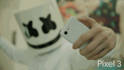 Google Pixel 3 Marshmello Selfie GIF