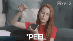 Google Pixel 3 Peeling New Phone GIF