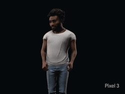 Google Pixel 3 Playmoji Confident GIF