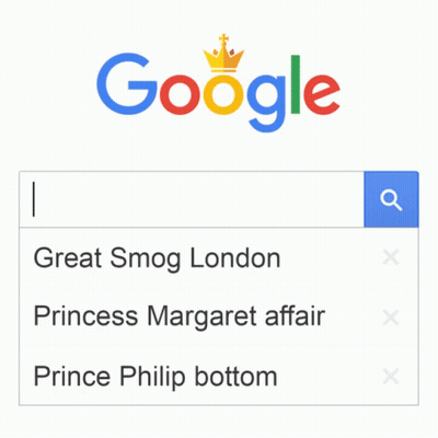 Google Search Princess Margaret Affair GIF