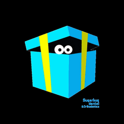 Googly Eyes Looking Outside Colorful Box GIF
