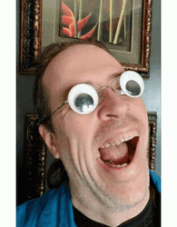 Googly Eyes Man GIF