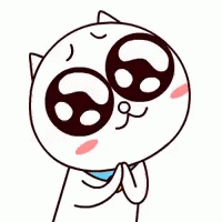 Googly Eyes Please Aoda Cat GIF