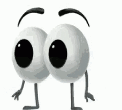 Googly Eyes With Arms And Legs Animation GIF