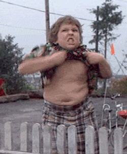 Goonies Hey You Guys Chunk Trying Taking His Shirt Off GIF