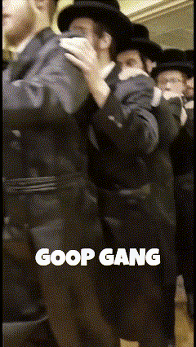 Goop Gang Men In Suits And Hats GIF