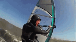 Gopro Recording Windsurfing