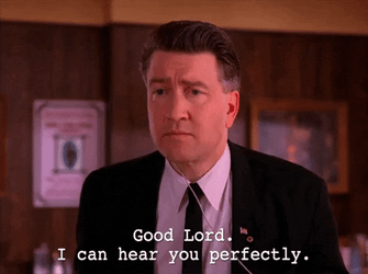 Gordon Cole Can You Hear Me Now Perfectly GIF