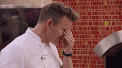 Gordon Ramsey Massaging Head GIF