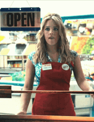 Gorgeous Jessica Barth Closed Sign GIF