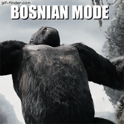 Gorilla Bosnian Mode GIF