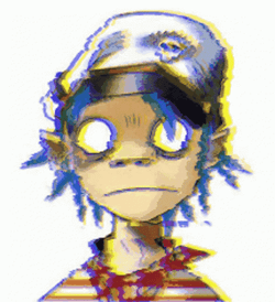 Gorillaz Glitch Effect GIF