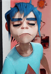 Gorillaz Slowly Opening Eyes GIF