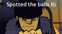 Gorillaz Spotted The Balls GIF