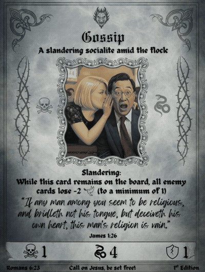 Gossip Card With Man And Woman GIF